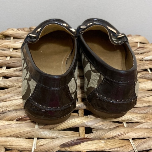 “FLYNN” Coach Signature Canvas Loafers in Khaki and Chestnut! 💥 - Picture 10 of 15